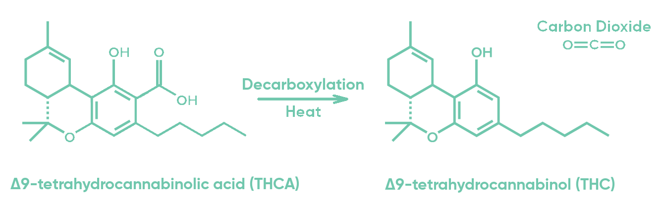 thc decarboxylation